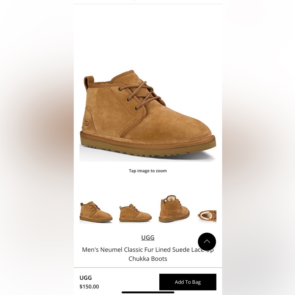 UGG Men's Brown Chukka Boots